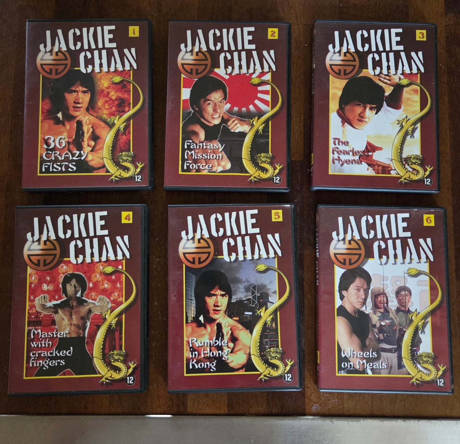 Jackie Chan Collection  - 6 DVD's, Vanaf 12 jaar, Ophalen of Verzenden, Zo goed als nieuw, Actie en Avontuur