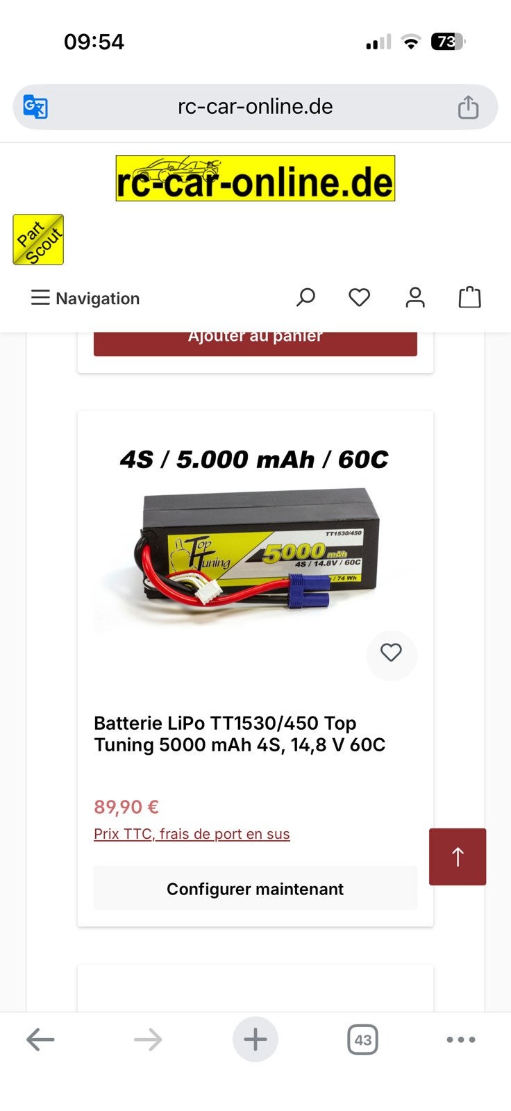 Ensemble rc brushless, Enlèvement ou Envoi