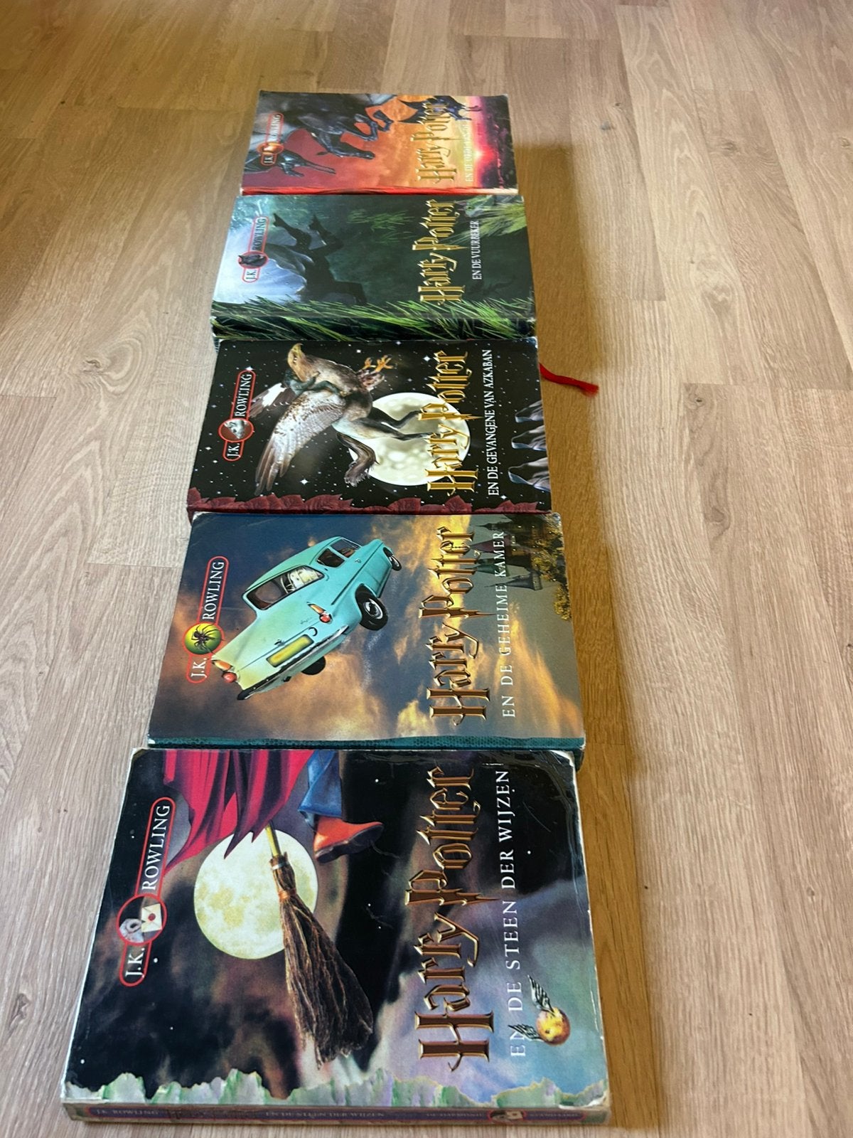 5x Harry Potter – J.K. Rowling, Boeken, Ophalen of Verzenden, Zo goed als nieuw, Fictie