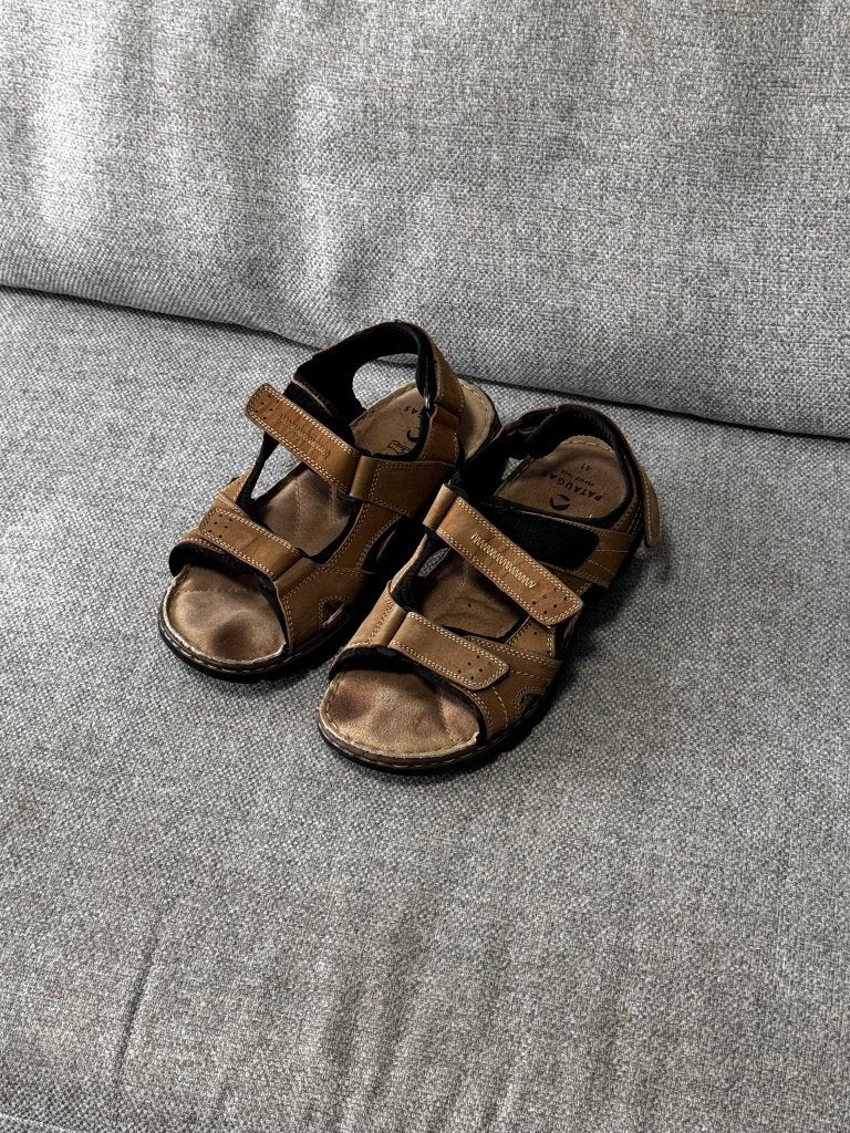 218. Sandalen maat 41 (Patauga) (ZGAN), Kleding | Heren, Sandalen, Bruin, Ophalen of Verzenden, Zo goed als nieuw
