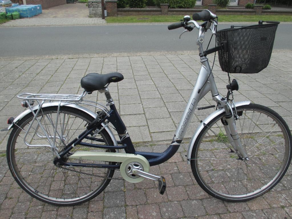 damesfiets panther,frame 50,3vitesse,lage instap,allu-kader, Fietsen en Brommers, Ophalen, Gebruikt, Velgrem, Versnellingen