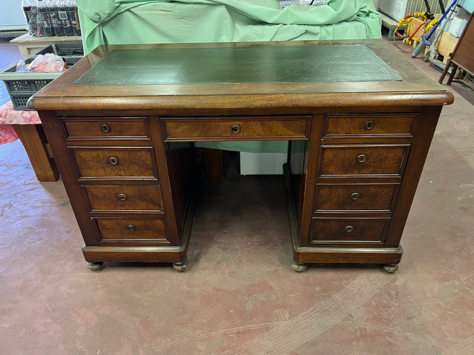 Antieke bureau, Antiquités & Art, Antiquités | Bureau & Affaires, Enlèvement