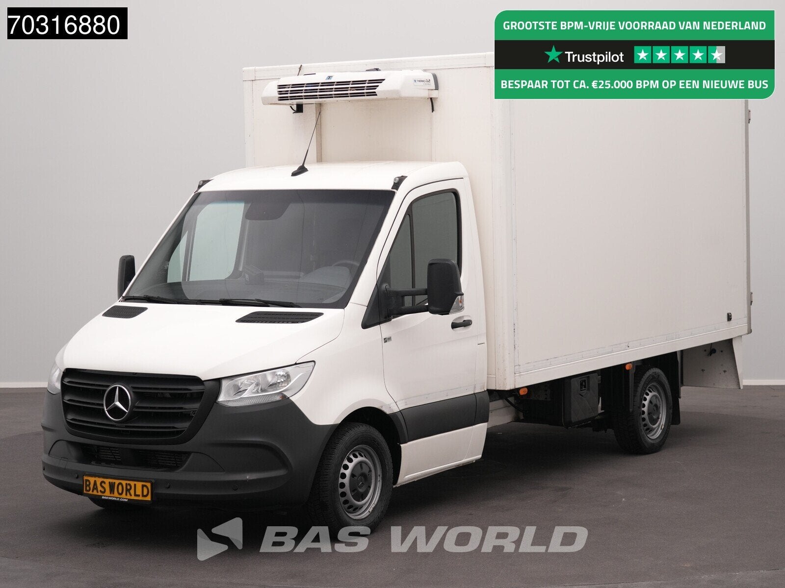 Mercedes Sprinter 314 CDI Automaat Koelwagen Thermo King V-2, Autos, Achat, Euro 6, Entreprise, 3 places