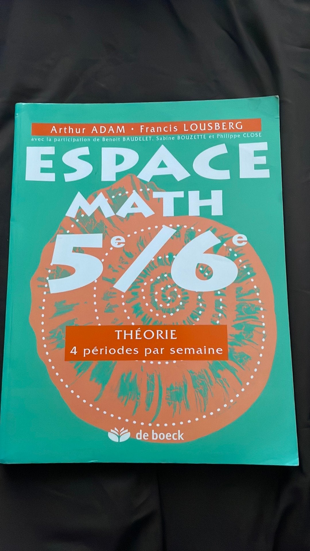 Espace Math 5e/6e, Enlèvement ou Envoi, Comme neuf