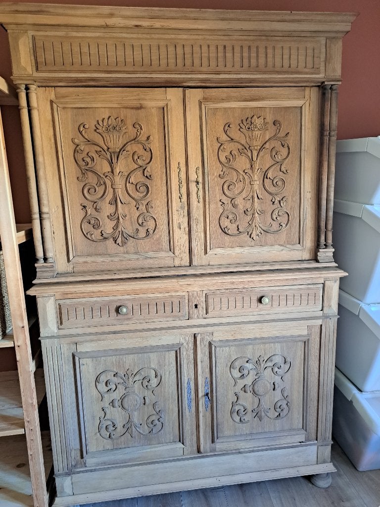 ancienne armoire, Maison & Meubles, 25 à 50 cm, Avec tablette(s), 100 à 150 cm, Utilisé