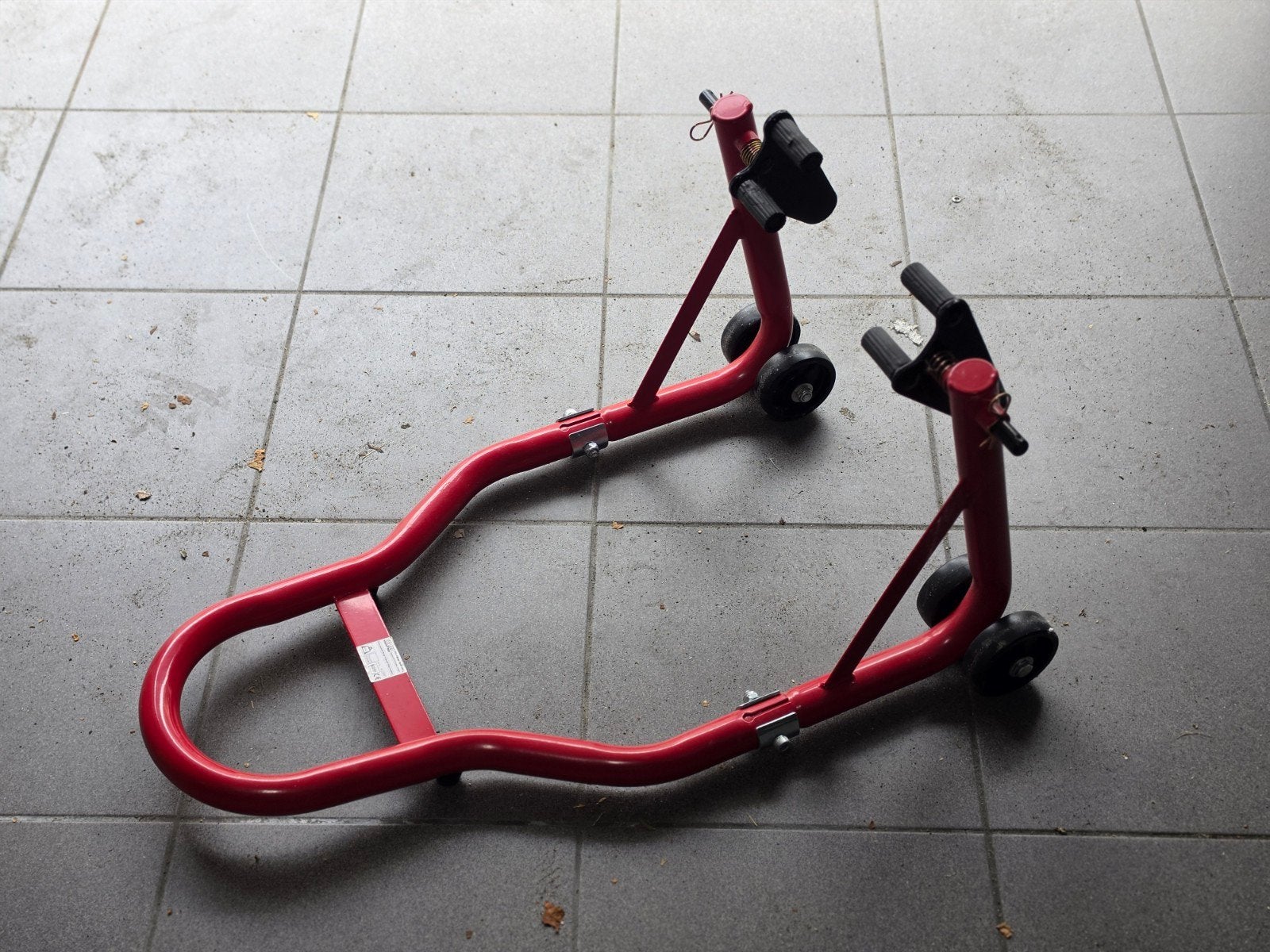 Paddock stand, Enlèvement