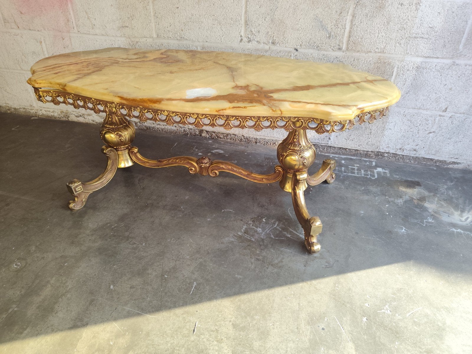 Vintage mramer tafel, Antiek en Kunst, Antiek | Meubels | Tafels, Ophalen of Verzenden