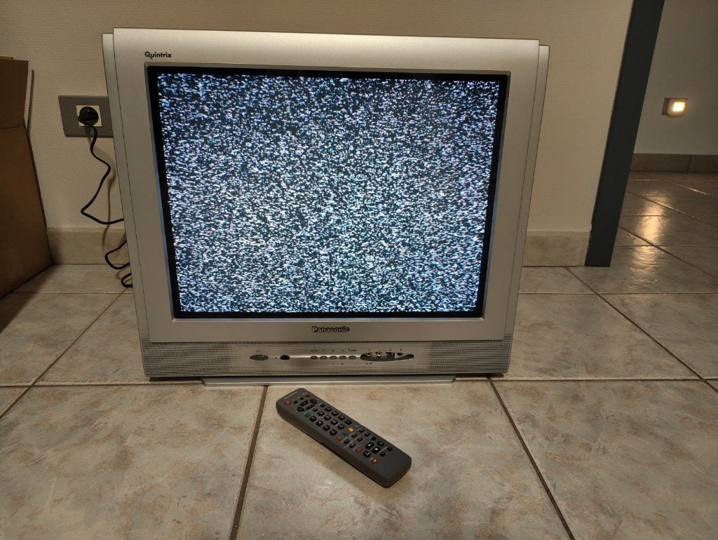 Panasonic TX-21AP1F CRT TV, TV, Hi-fi & Vidéo, Télévisions vintages, Enlèvement, Utilisé, 40 à 60 cm, Panasonic