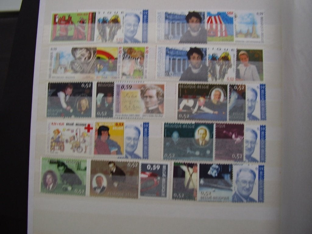 België - Frankeerzegels - 10 x 1,63 euro = cijfer 1 - lot 4, Enlèvement ou Envoi