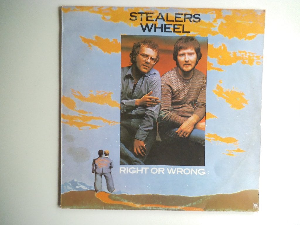 LP Stealers wheel Right or wrong   1975, CD & DVD, Vinyles | Rock, Enlèvement ou Envoi, Utilisé, LP, 12 pouces