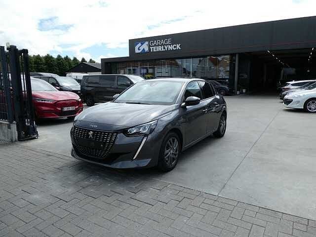 Peugeot 208 1.2 i benzine 100pk Style Camera '22 62000km, Euro 6, 1199 cc, USB, Zilver of Grijs
