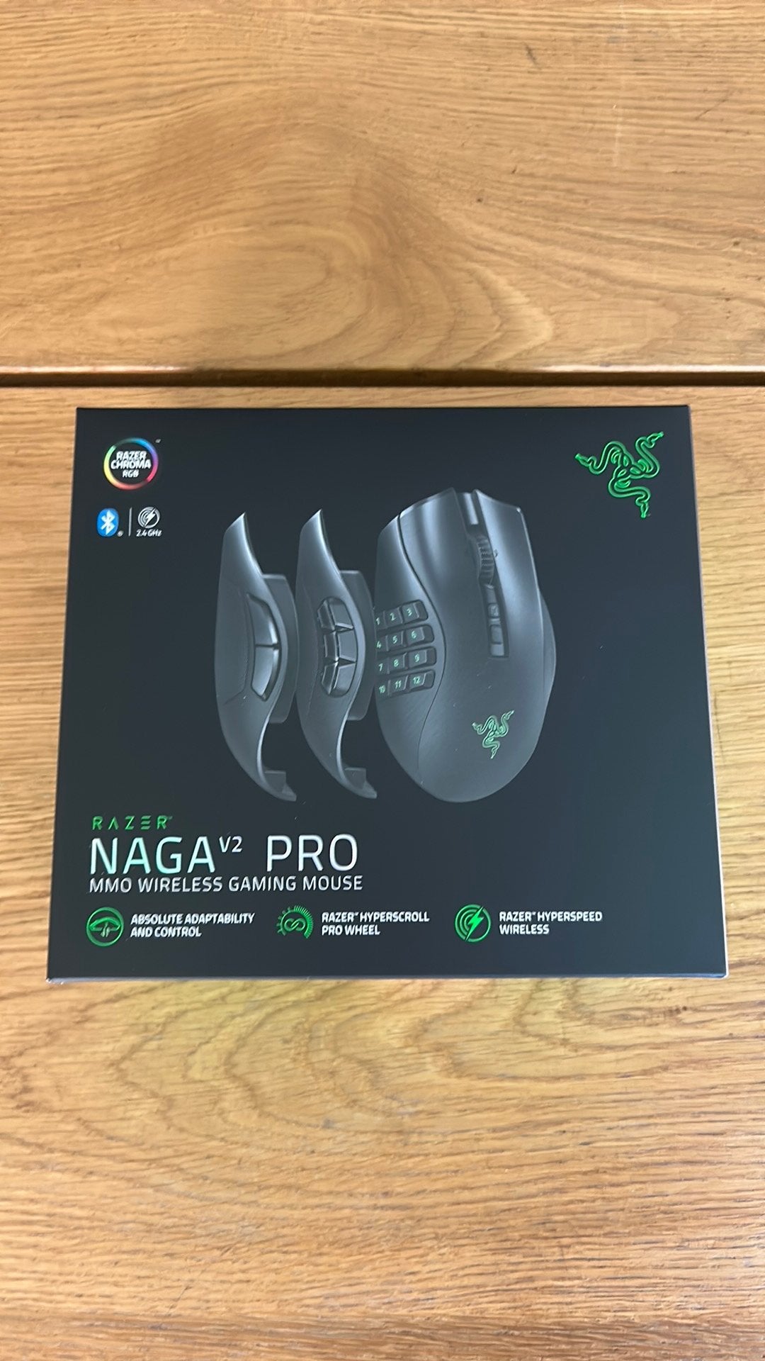 Razer naga v2 pro, Computers en Software, Muizen, Ophalen, Zo goed als nieuw, Muis, Gaming muis