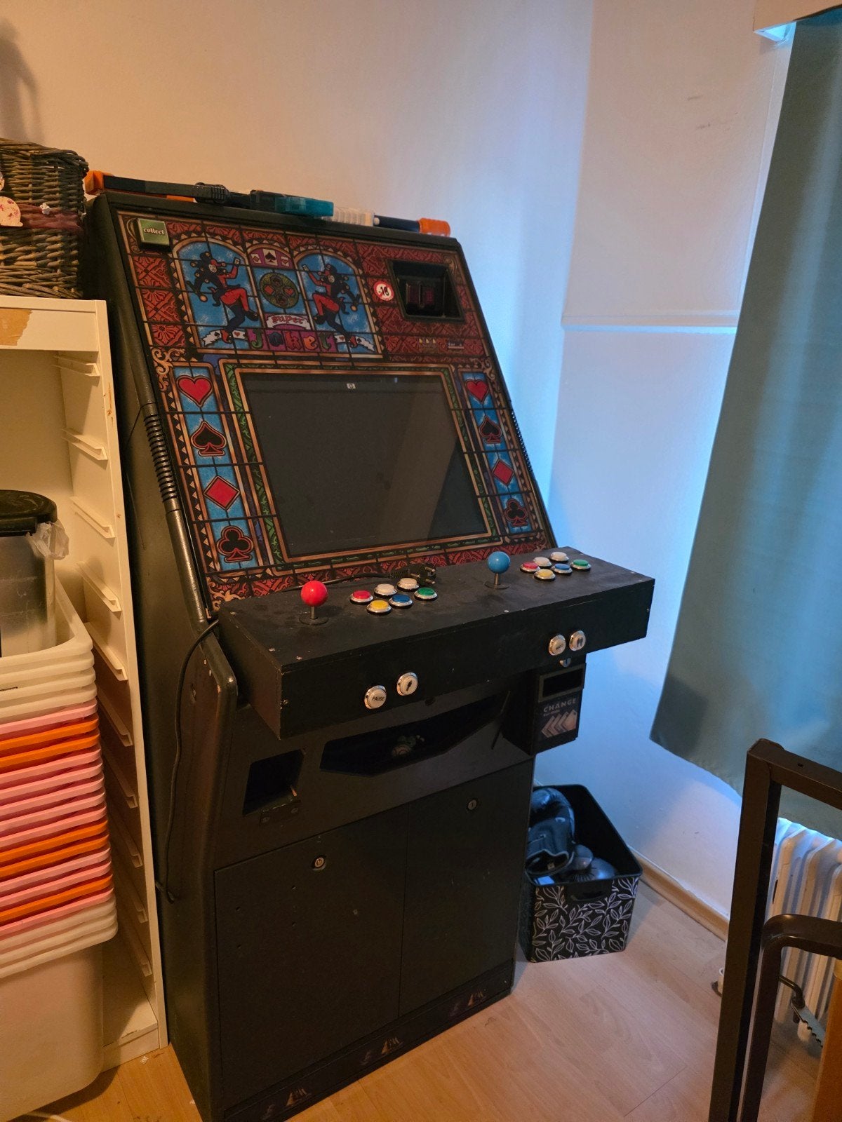 Retro arcade kast / custom Super Joker - Gent, Collections, Machines | Machines à sous, Enlèvement