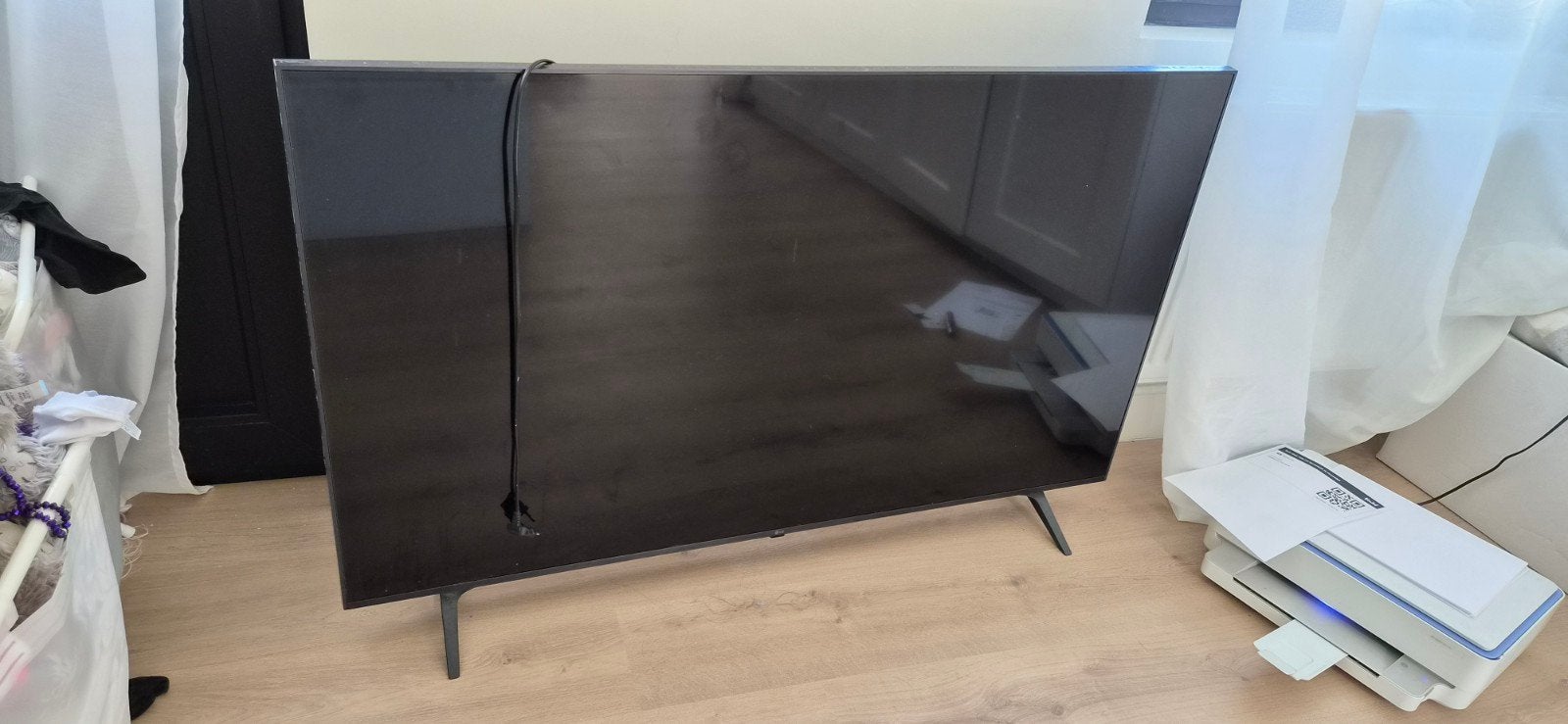 LG Tv 55 inch (140cm), Ophalen, 100 cm of meer, 4k (UHD), Gebruikt