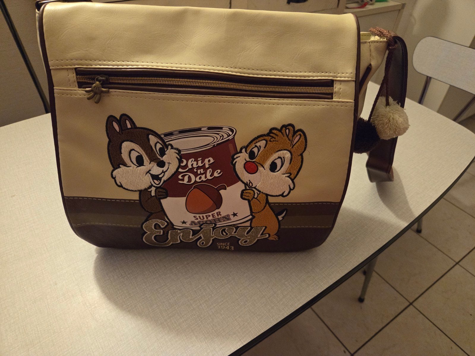 Disney lederen tas Chip'n Dale., Verzamelen, Ophalen of Verzenden, Nieuw