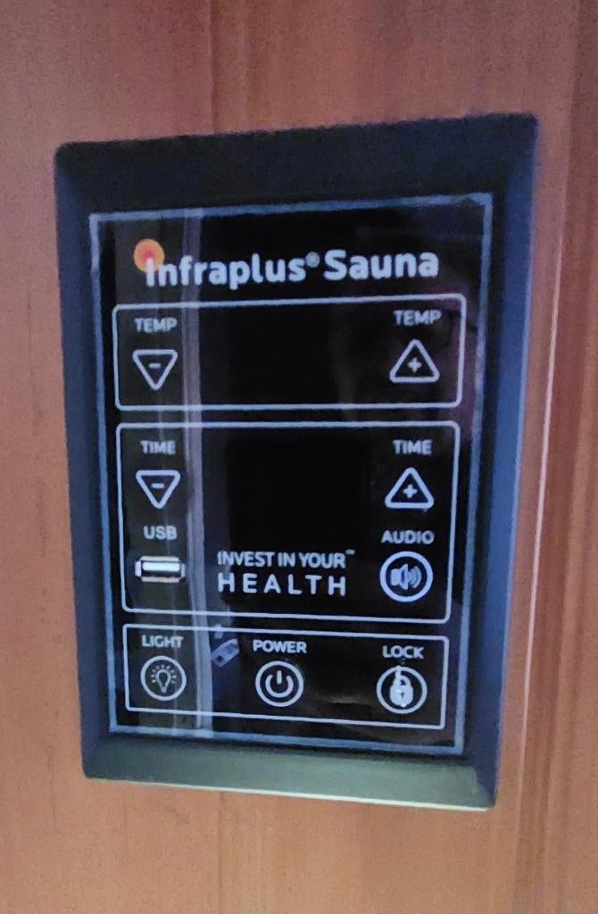 Sauna, Sport en Fitness, Ophalen, Gebruikt, Infrarood, Complete sauna