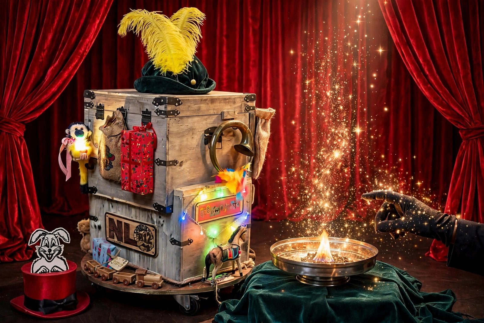 MUZIEK-GOOCHEL-PIET, Diversen, Sinterklaas, Ophalen, Nieuw