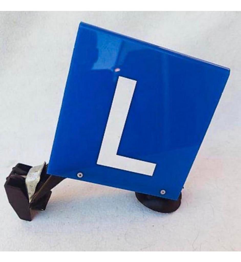 Lesauto Dakbord blauw L-bord Leswagen les-auto dak klem, Ophalen of Verzenden, Zo goed als nieuw