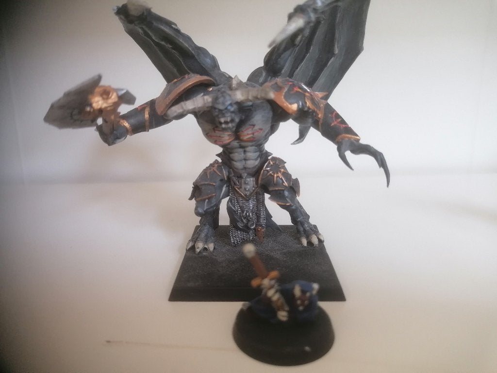 Lot 27 Figurines Chaos & Démons Peintes - Warhammer 40k, Enlèvement, Comme neuf, Personnage ou Figurines