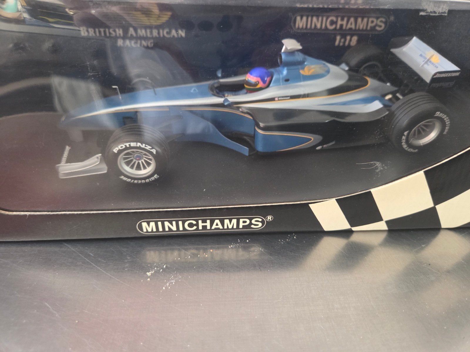 F1 sauber jacque Villeneuve minichamps 1/18eme, Enlèvement ou Envoi, MiniChamps
