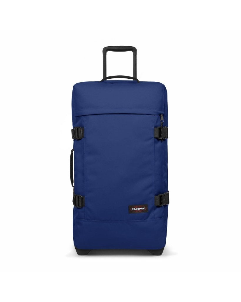 Eastpak tranverz M reistrolley 2 wielen inhoud 78 liter, Ophalen, Nieuw, Blauw, Uitschuifbare handgreep