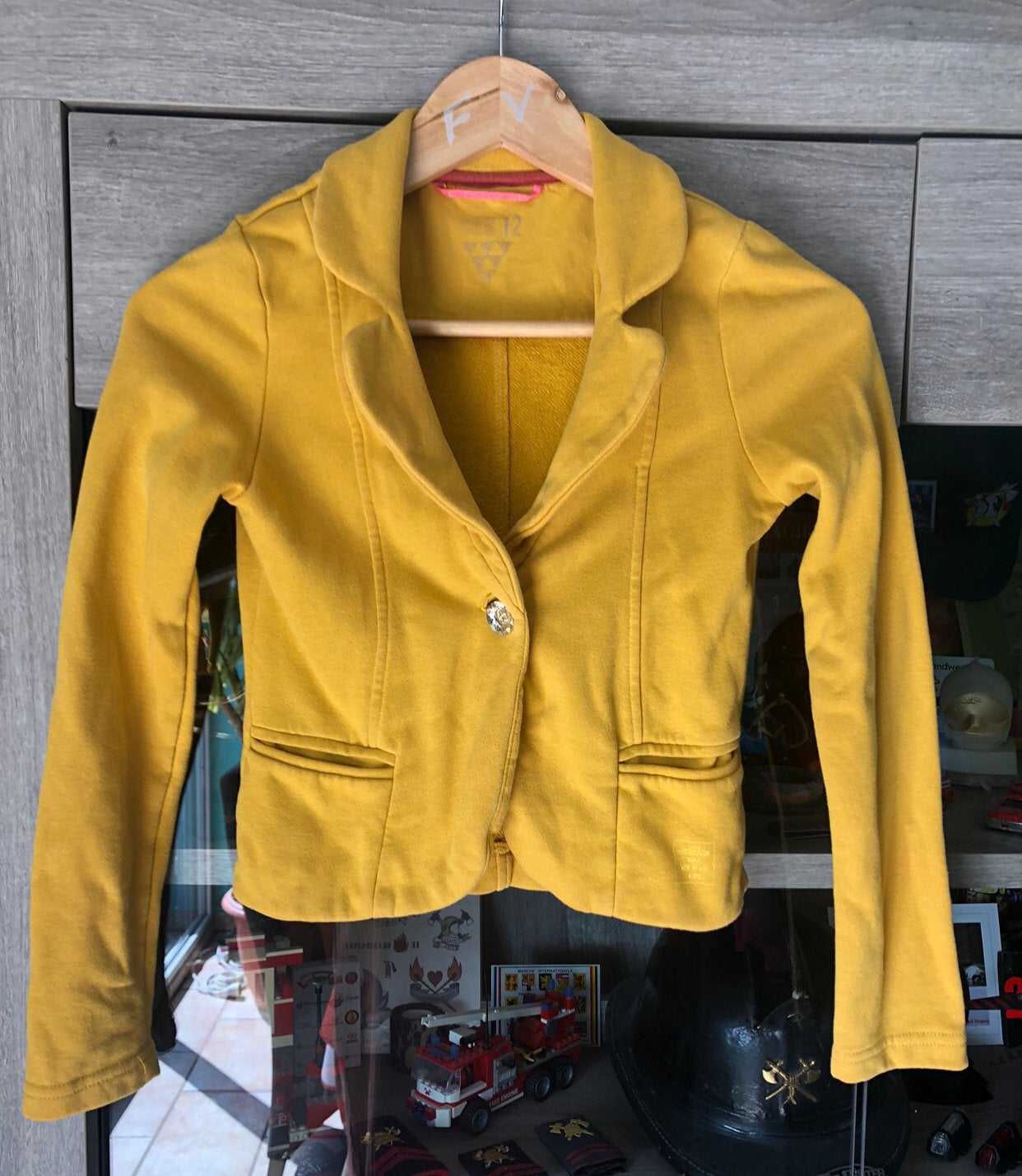 Mooi meisjesjasje CKS maat 152, Kinderen en Baby's, Kinderkleding | Maat 152, Ophalen, Zo goed als nieuw, Meisje, Jas