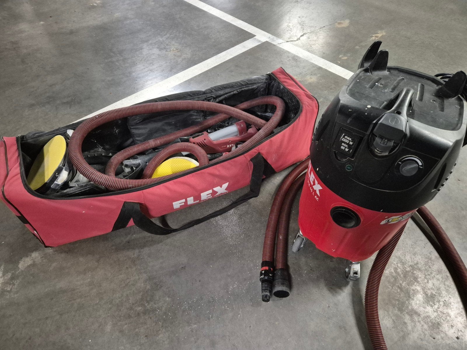 Giraffe FLEX GSE5R + FLEX VCE45L AC STOFZUIGER, Bricolage & Construction, Enlèvement