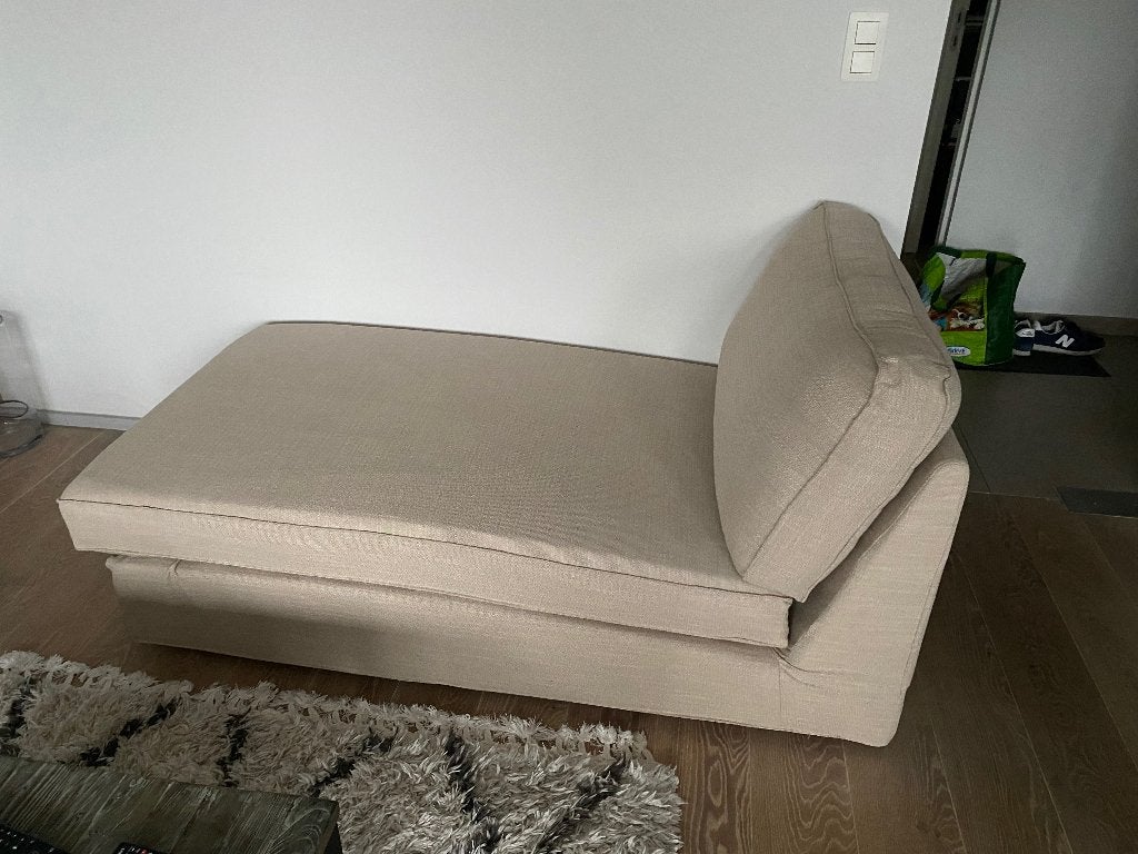 Chaise longue Kivic ikea, 150 cm ou plus, Moins de 150 cm, Enlèvement, Tissus