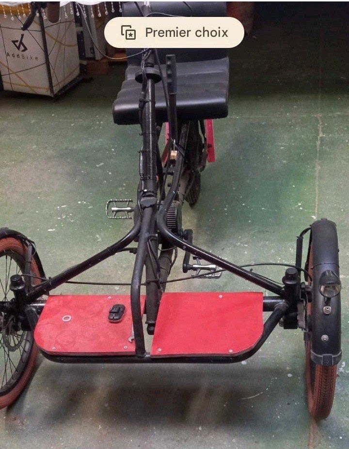 Tricycle électrique PMR á 2 roues avant, Enlèvement, Électrique