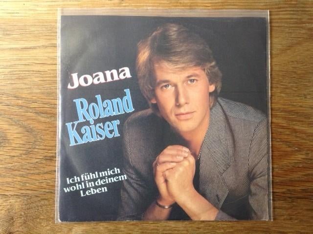 single roland kaiser, Cd's en Dvd's, Vinyl Singles, Beschermende buitenhoes, Fotohoes, Originele persing, Single, 1980 - 1989