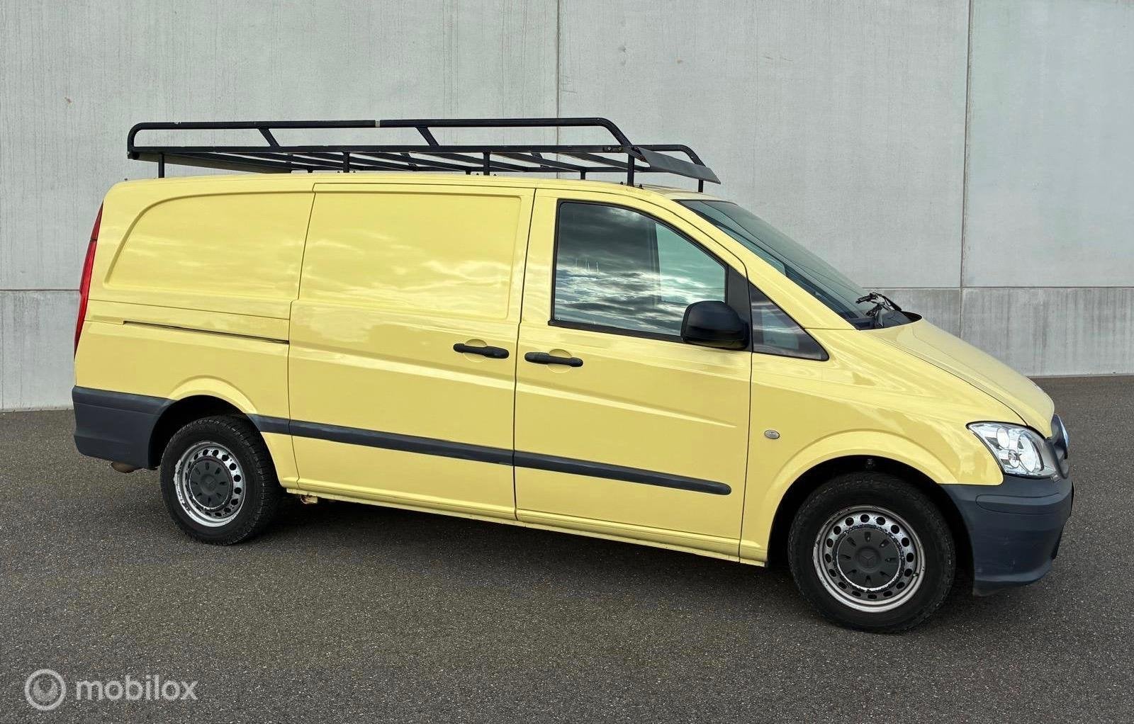 Mercedes Vito 113 CDI 320 AIRCO € 3750,- +21% BTW / TAX, Auto's, 100 kW, Stof, Gebruikt, Zwart