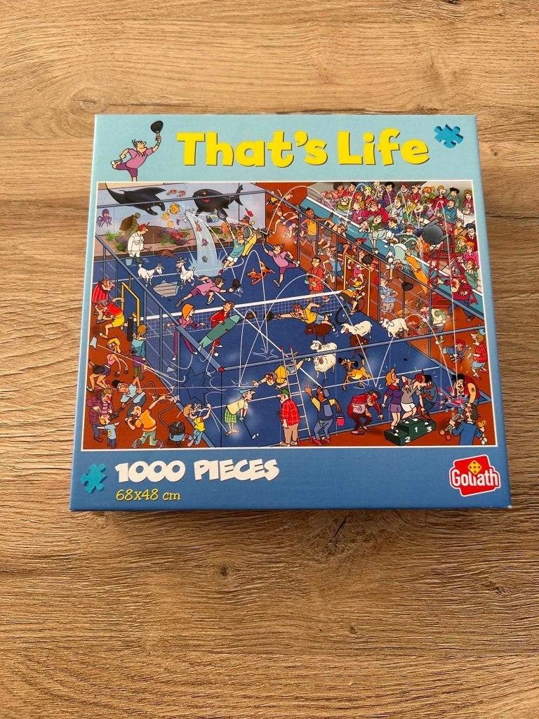 Puzzle 1000 pièces : That’s Life : Tennis, Enlèvement, 500 à 1500 pièces, Neuf, Puzzle
