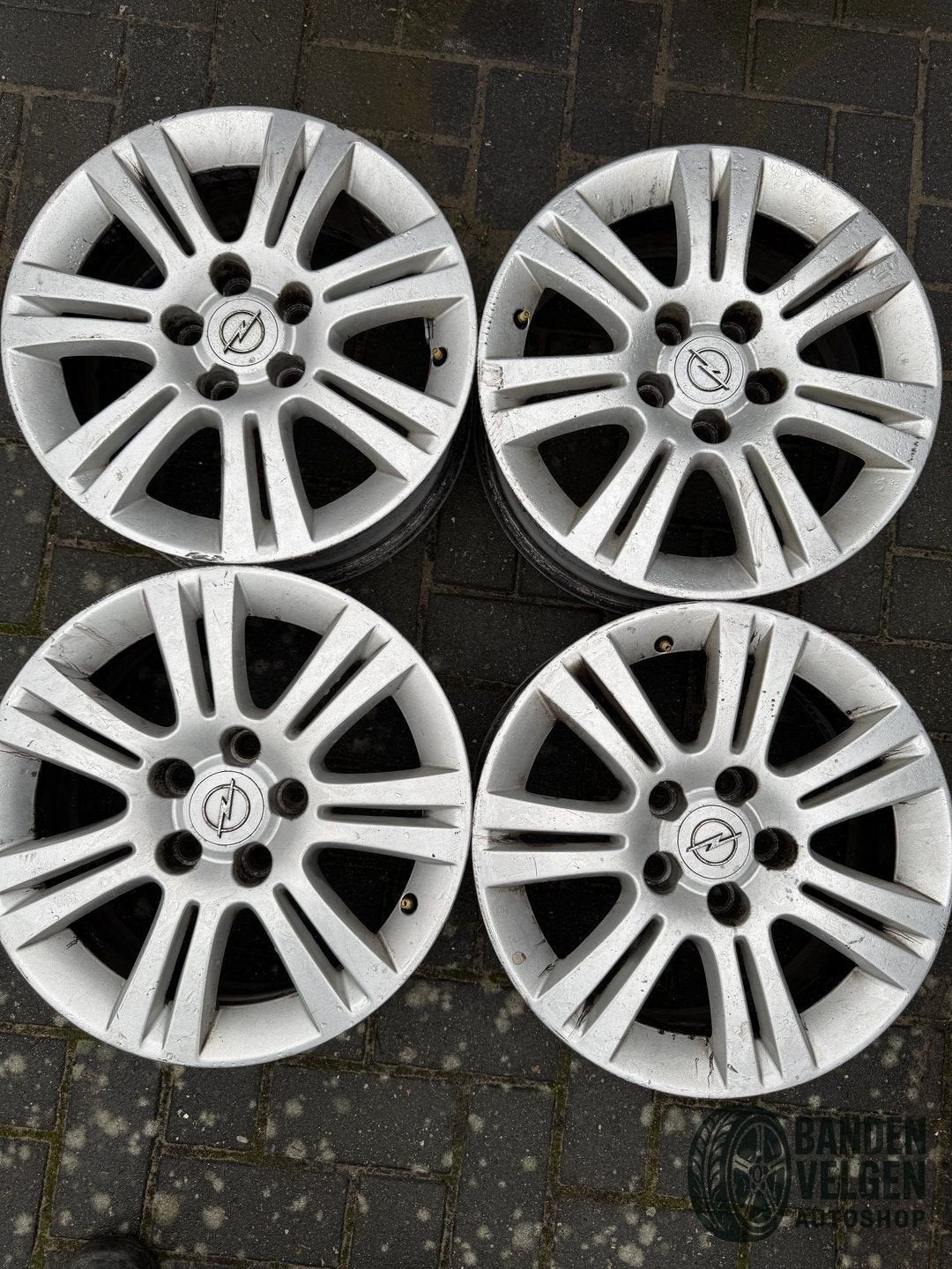 Opel LM Velgen Steek 5 x 110 ET39 6,5 J 16 Inch, Auto-onderdelen, Banden en Velgen, Gebruikt, Velg(en), -, -