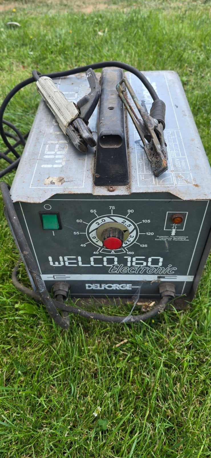 Electrode laspost, Ophalen