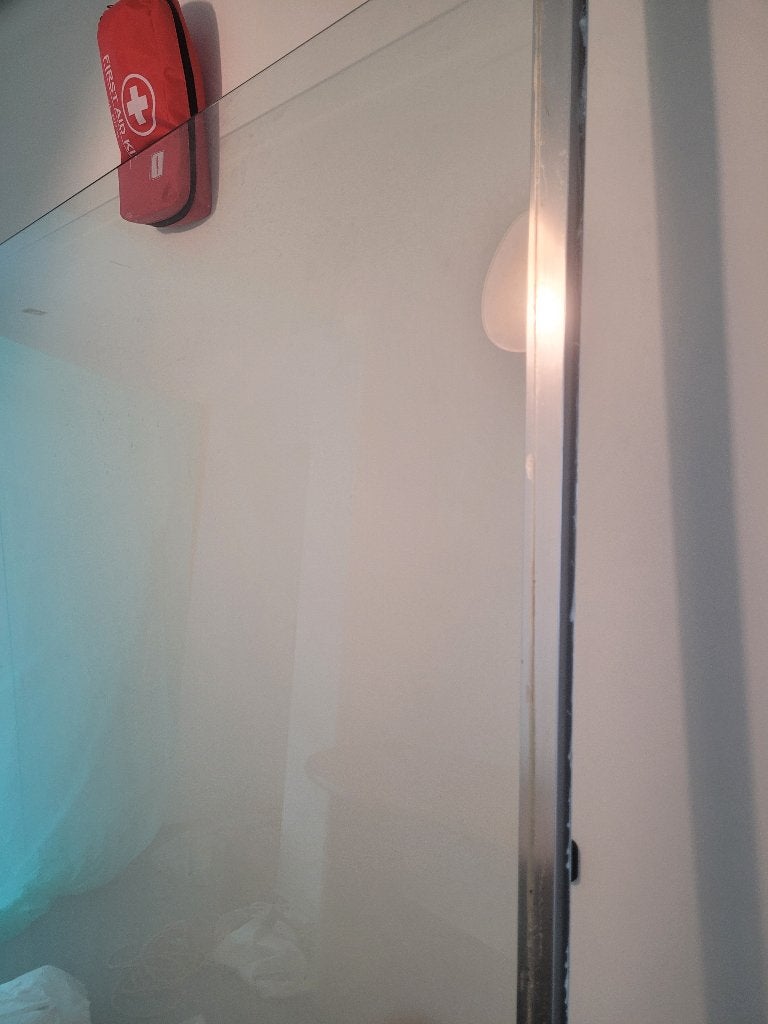 Glazen wand, Doe-het-zelf en Bouw, Ophalen, Gebruikt, 160 cm of meer, Glasplaat