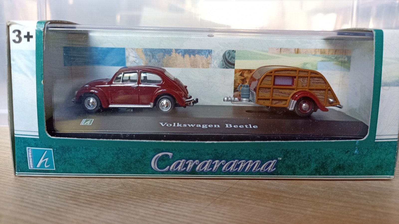 Volkswagen beetle avec caravane de marque Cararama, Enlèvement