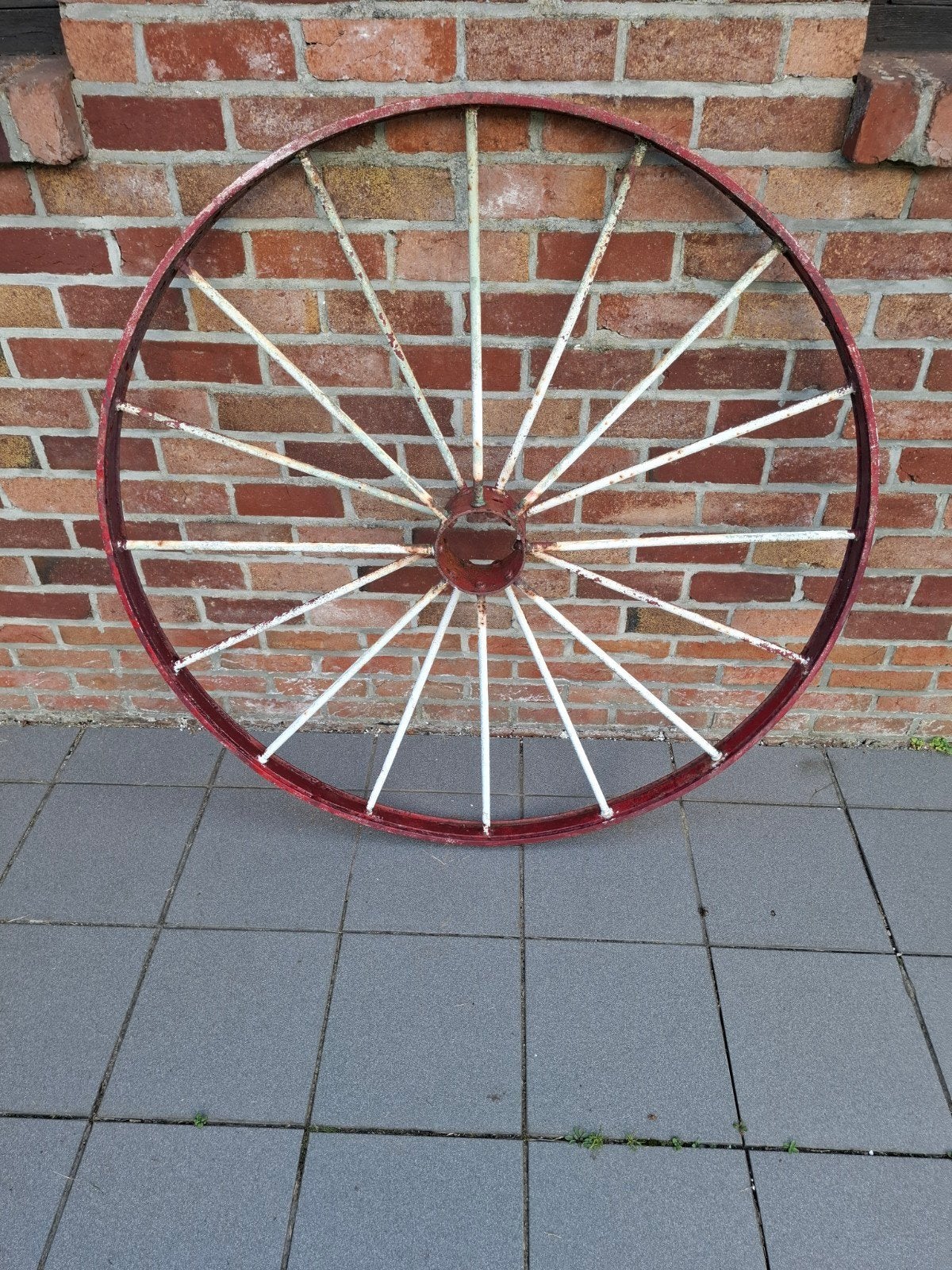 decoratief karrewiel, Enlèvement, Utilisé
