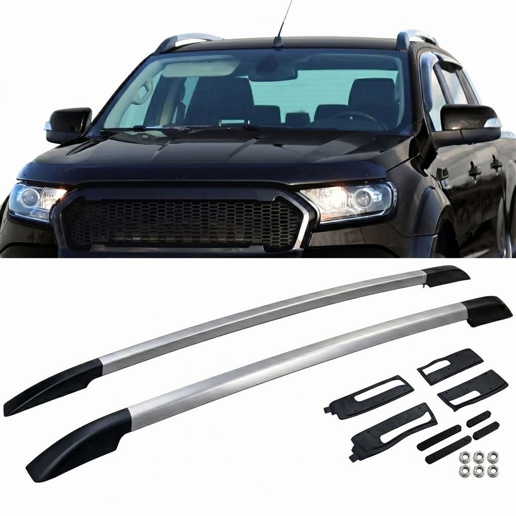 Dakrails Zilver Ford Ranger T9 Double Cab Vanaf 2023, Envoi