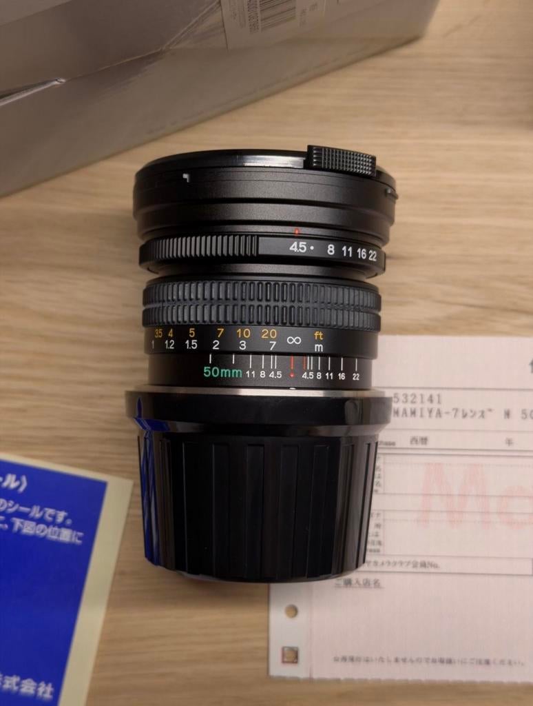 Nieuw Mamiya 7 II 50mm f4.5 L Lens 50 mm, TV, Hi-fi & Vidéo, Photo | Filtres, Neuf, Enlèvement ou Envoi
