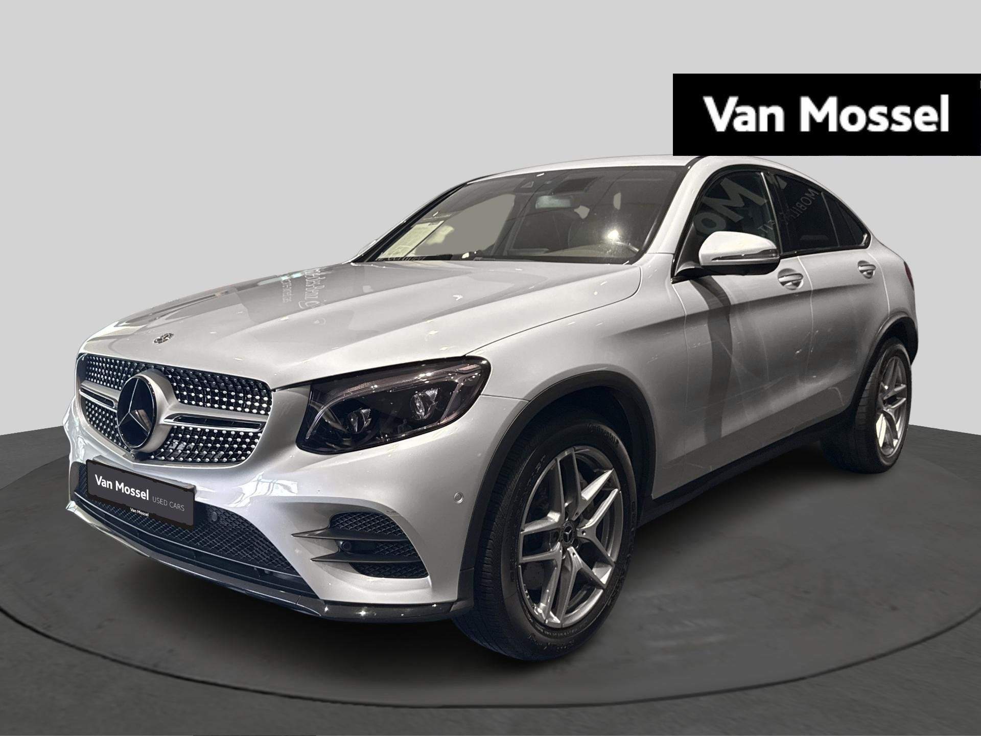 Mercedes-Benz GLC 250 4M Coupé + AMG LINE + TREKHAAK + OPEN, Auto's, Automaat, Dealer onderhouden, Stof, Gebruikt