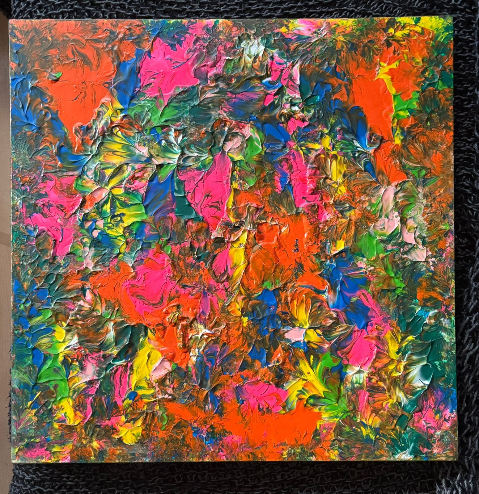 Peinture acrylique sur toile à vendre, Enlèvement