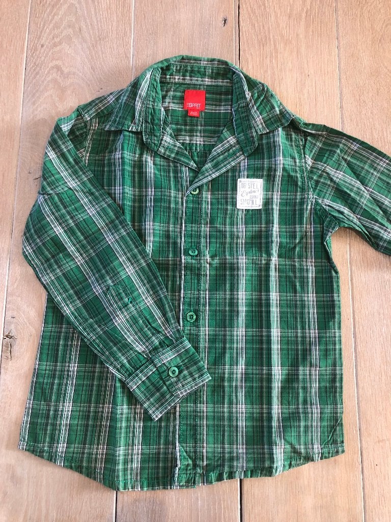 hemd esprit maat 116, Kinderen en Baby's, Kinderkleding | Maat 116, Ophalen of Verzenden, Zo goed als nieuw, Jongen