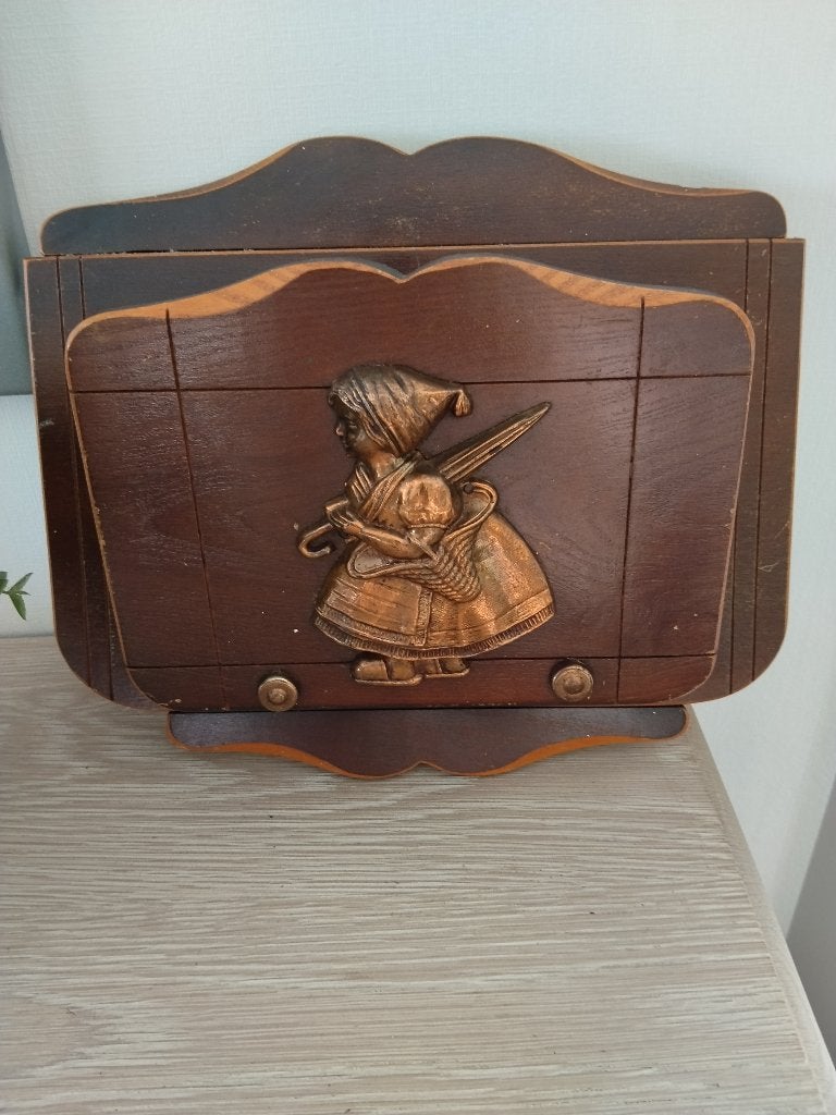 vintage houten wanddecoratie, Maison & Meubles, Accessoires pour la Maison | Décorations murale, Vintage, Enlèvement ou Envoi