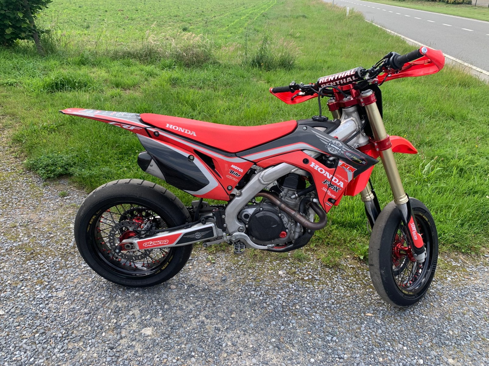 Honda CRF 450 r Supermotard, Motos, Particulier, Manuelle, SuperMoto, 450 cm³