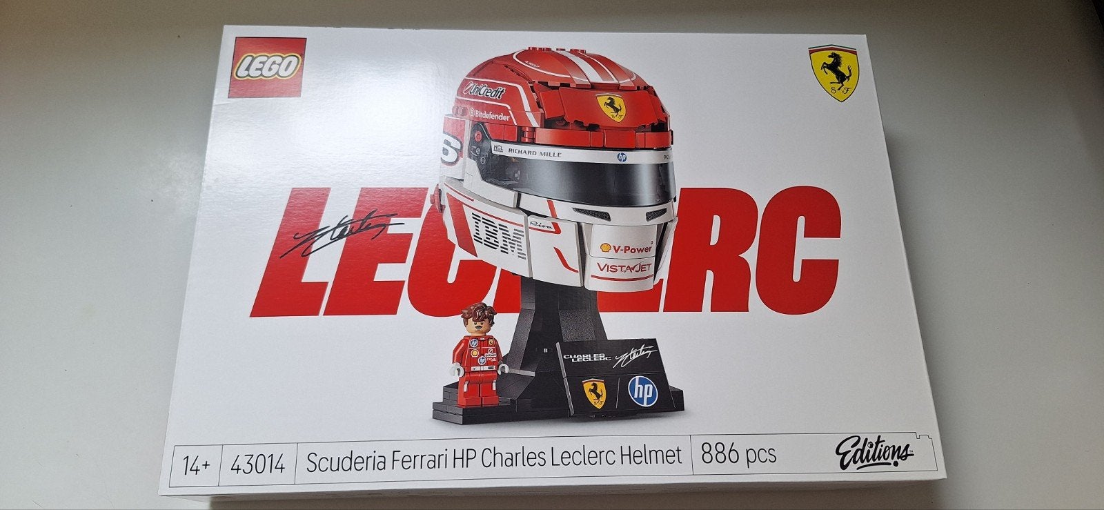 lego editions f1 ferrari casque, Enlèvement