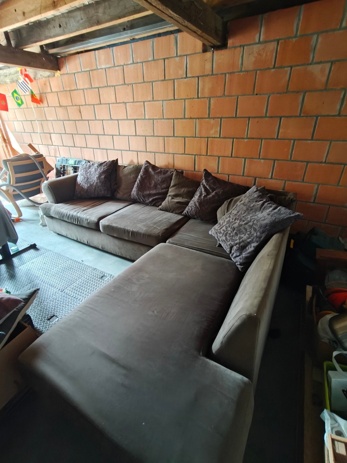 Gratis hoekzetel 290 x 225 cm, Tuin en Terras, Ophalen