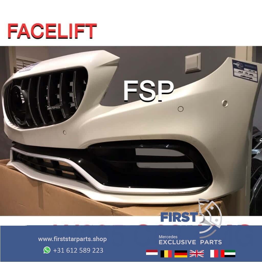 ORIGINELE C63 AMG BUMPER W205 C KLASSE DIVERSE KLEUREN 63 S, Utilisé, -, Avant, -