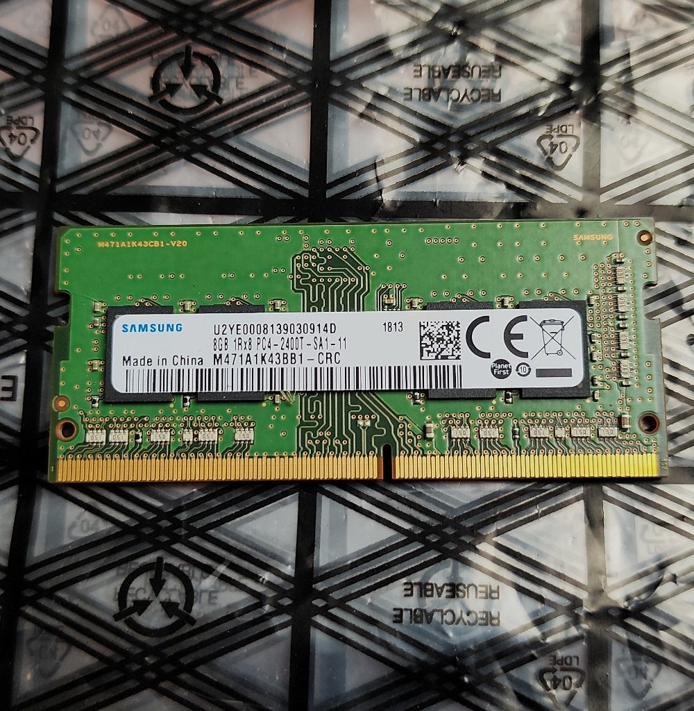 Ram sodimm DDR4 8Gb 2400Mhz Samsung, Informatique & Logiciels, Enlèvement ou Envoi, DDR4, 8 GB, Comme neuf