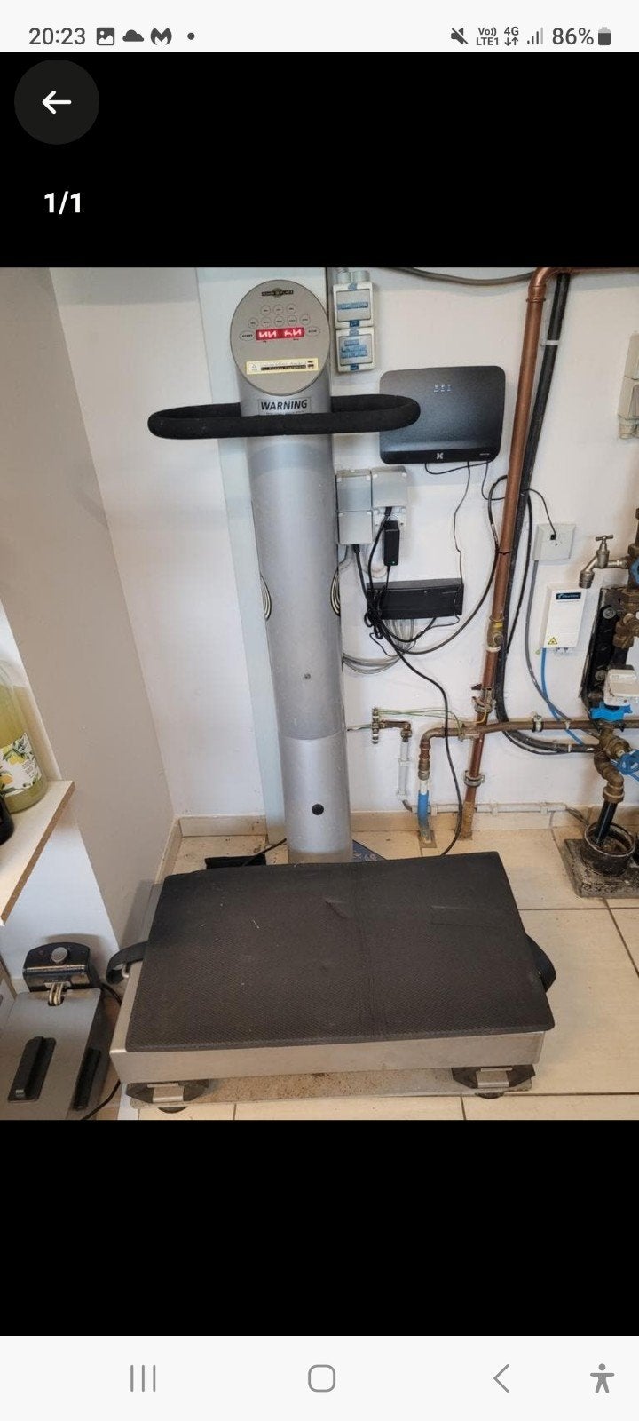 powerplate, Enlèvement