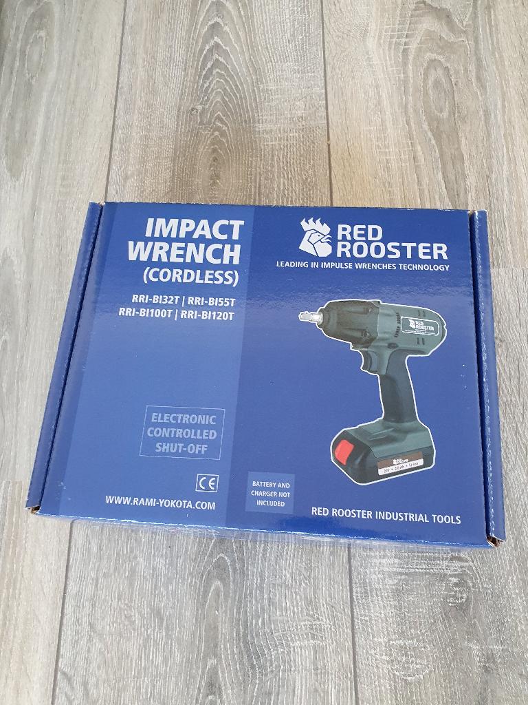 RED ROOSTER RRI-BI120T draadloze slagmoersleutel, Ophalen, Nieuw